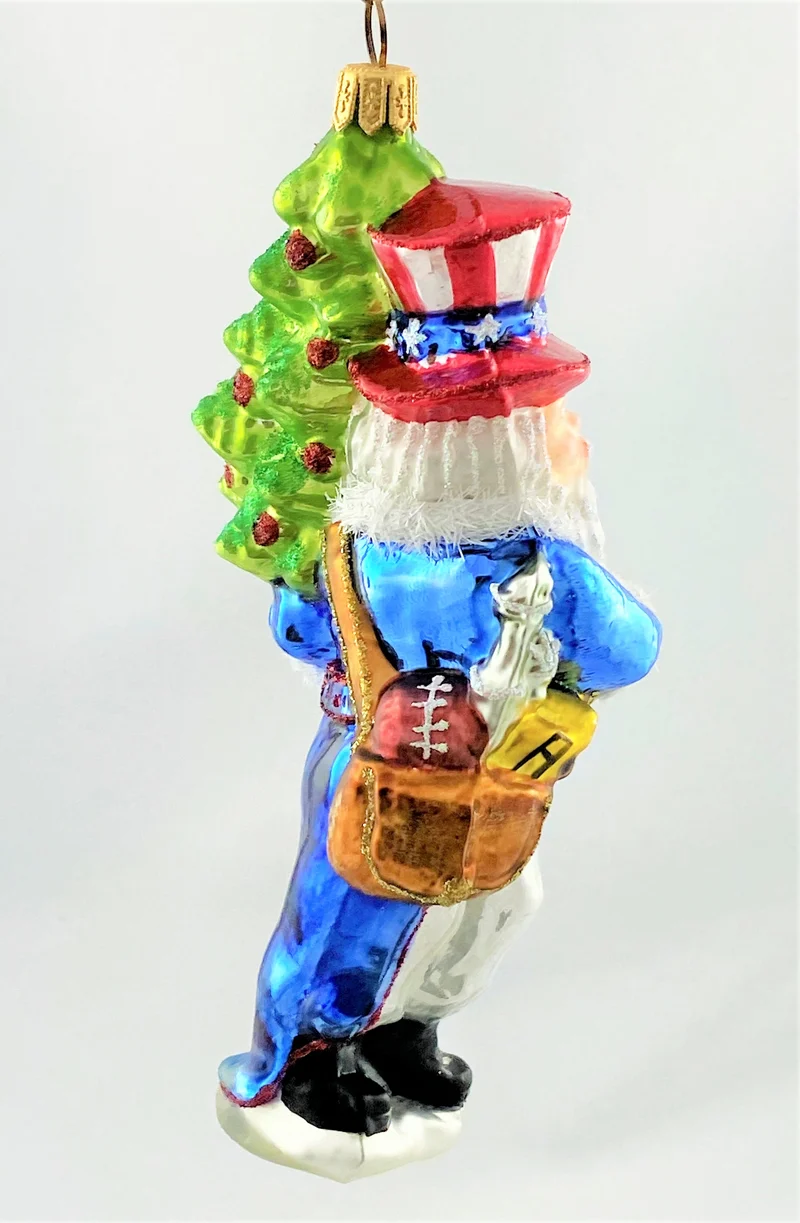 Uncle Sam als Weihnachtsmann