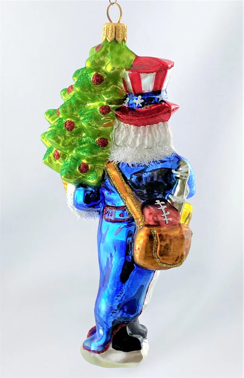Uncle Sam als Weihnachtsmann