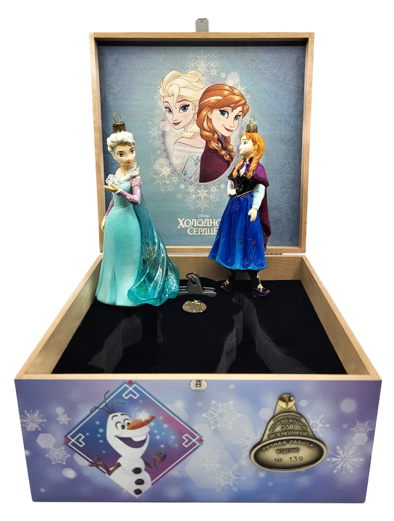 Anna und Elsa, 2er Set, in Holzbox, ATLASART
