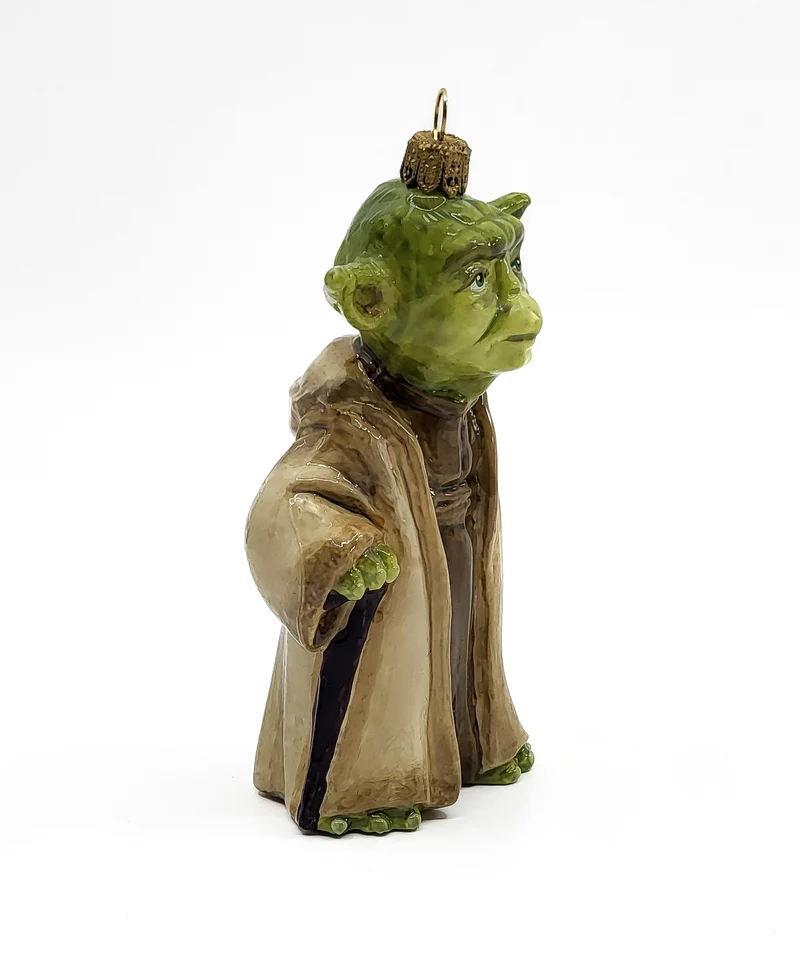 Master Yoda, Chewbacca, C-3PO und R2-D2 von Star Wars, 4er Set, in Holzbox