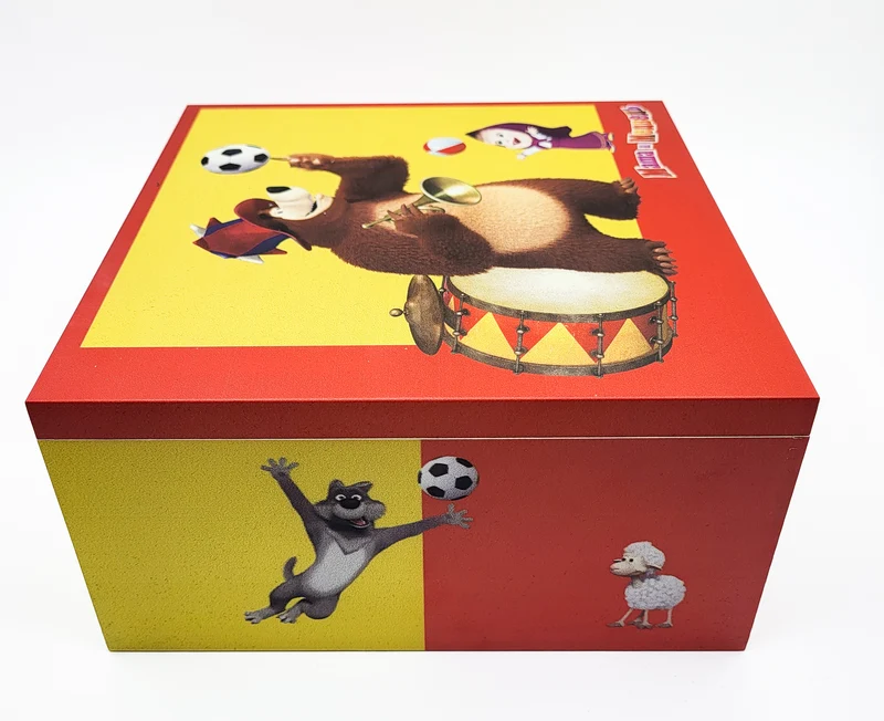 Mascha und Bär, 2er Set, in Holzbox von AtlasArt