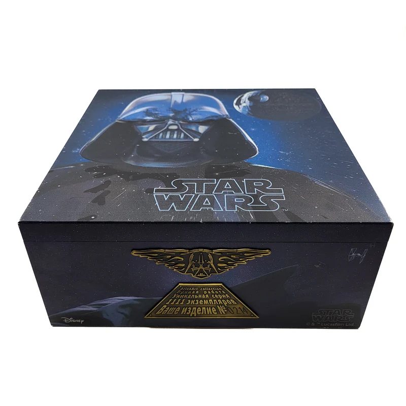 Darth Vader und Stormtrooper von Star Wars, 2er Set, in Holzbox, AtlasArt