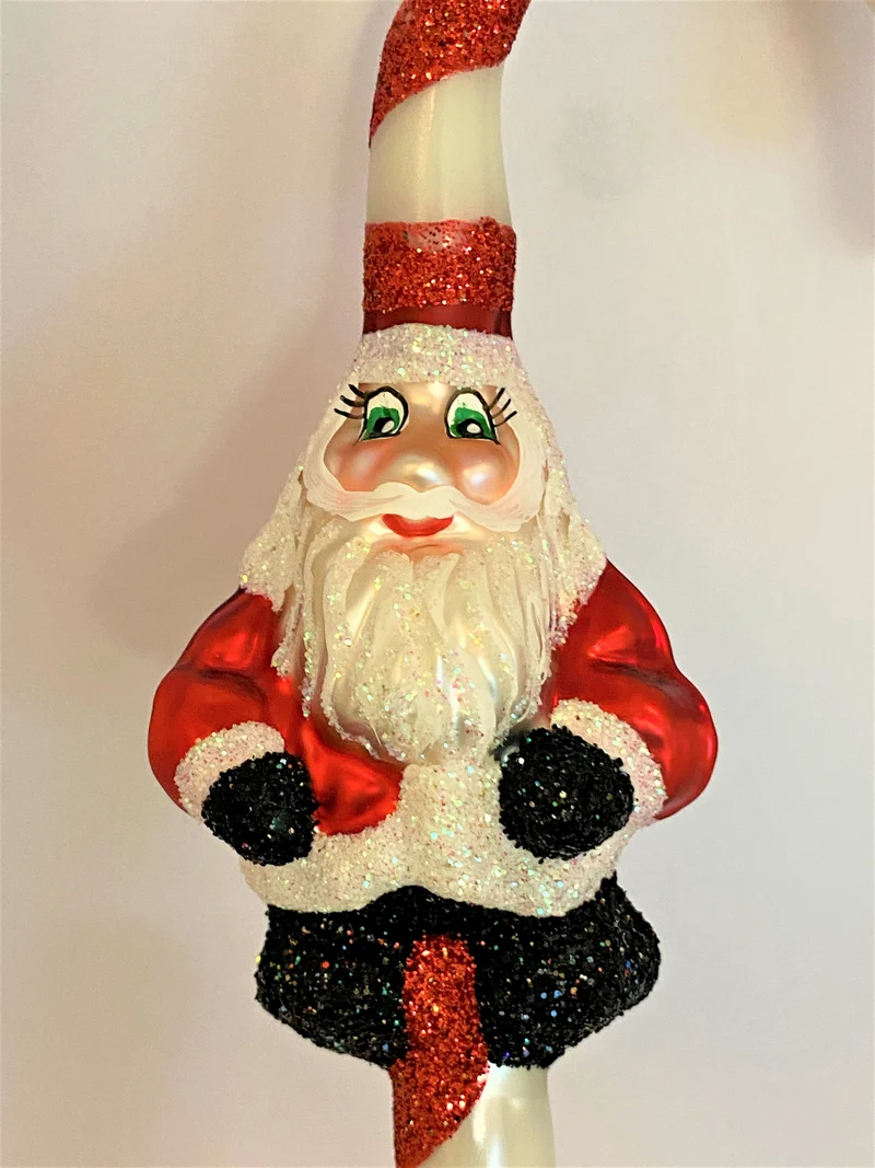 Candy Cane mit Santa Claus