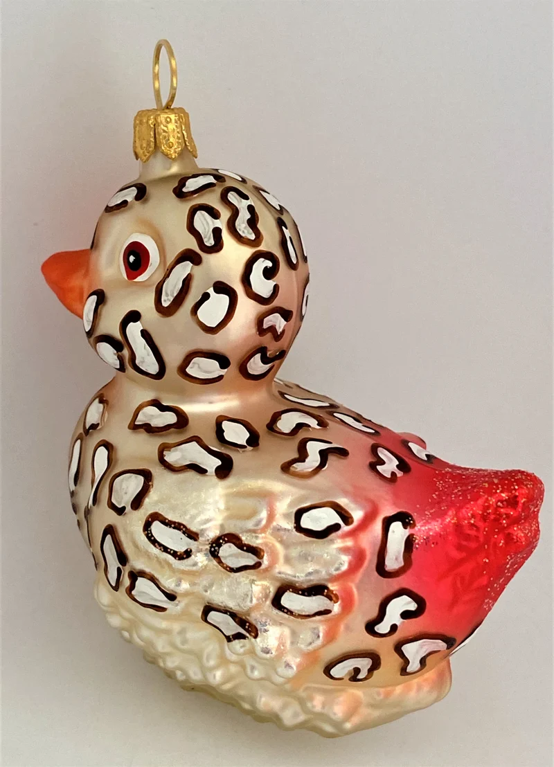 Bade-Ente im Leoparden-Look