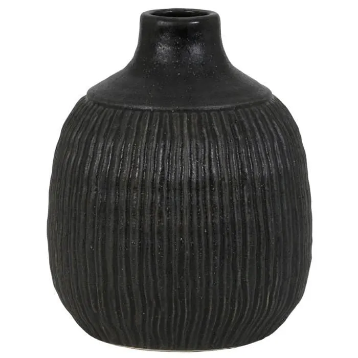 Vase SALVADA schwarz