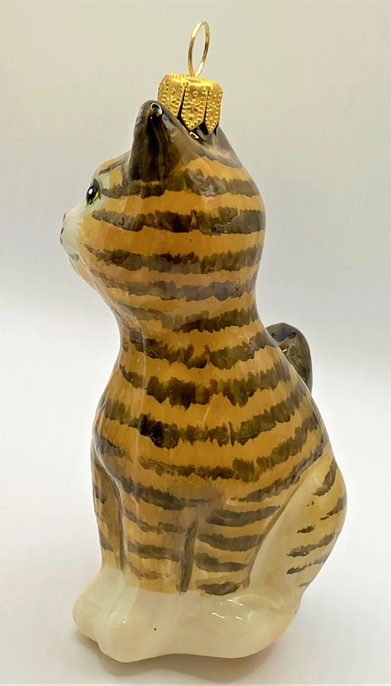 Braune Tigerkatze mit grünen Augen, KOMOZJA MOSTOWSKI