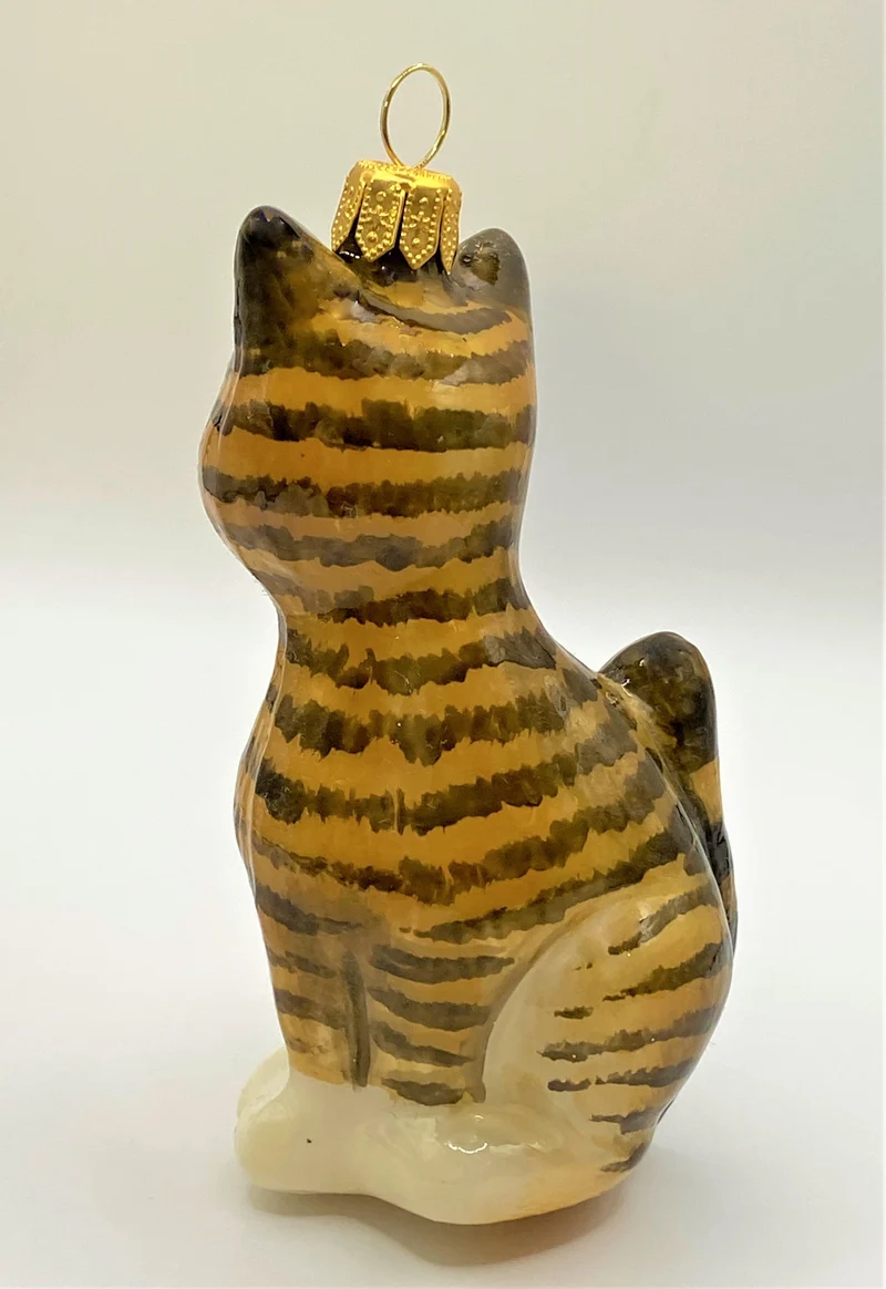 Braune Tigerkatze mit grünen Augen, KOMOZJA MOSTOWSKI