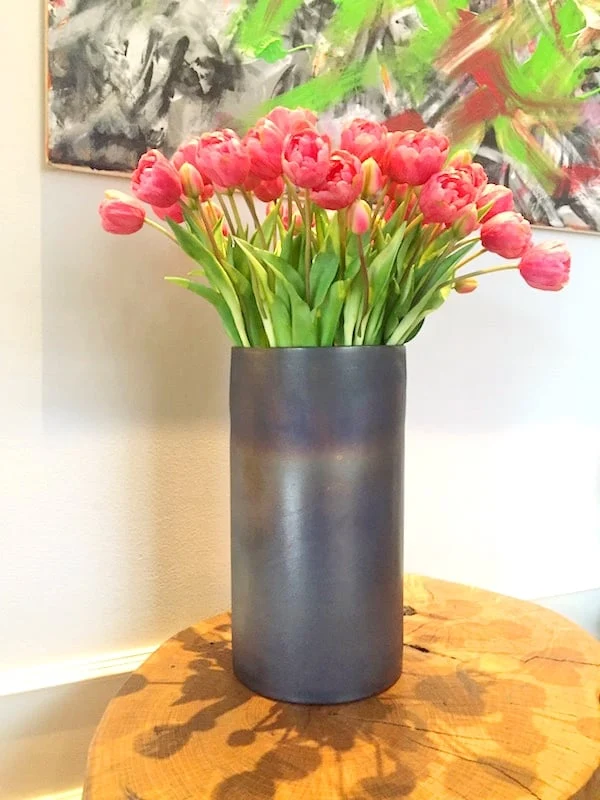 Vase EDEN Perl-Braun 37,5 cm