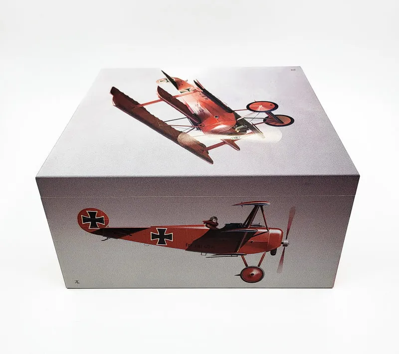Flugzeug Roter Baron, in Holzbox, AtlasArt