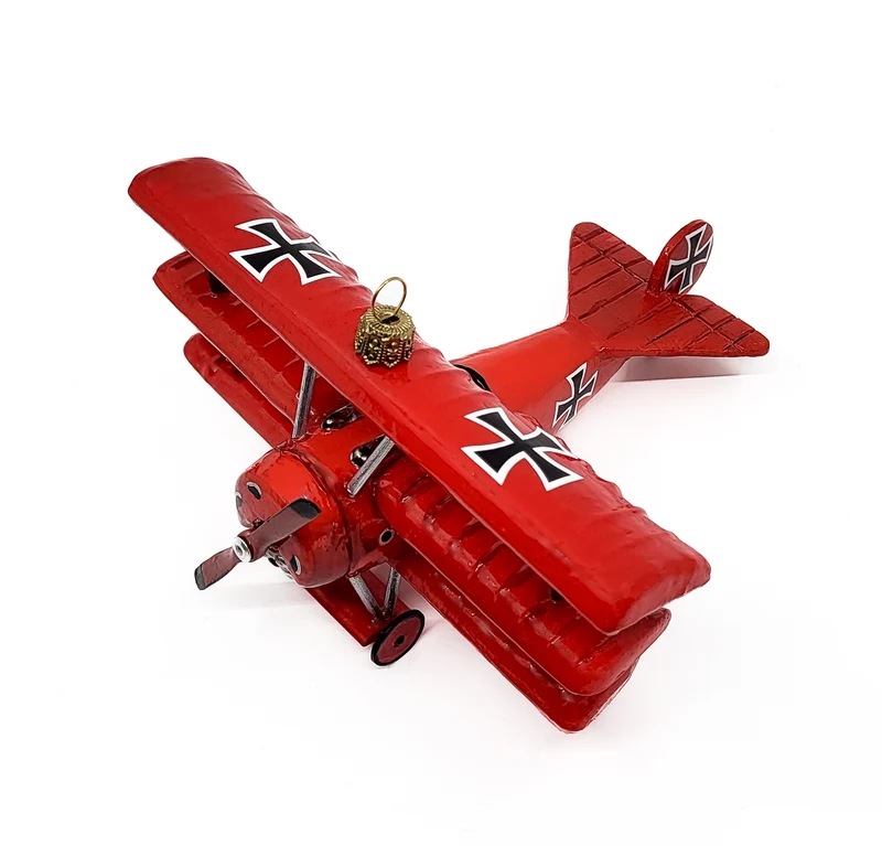 Flugzeug Roter Baron, in Holzbox, AtlasArt