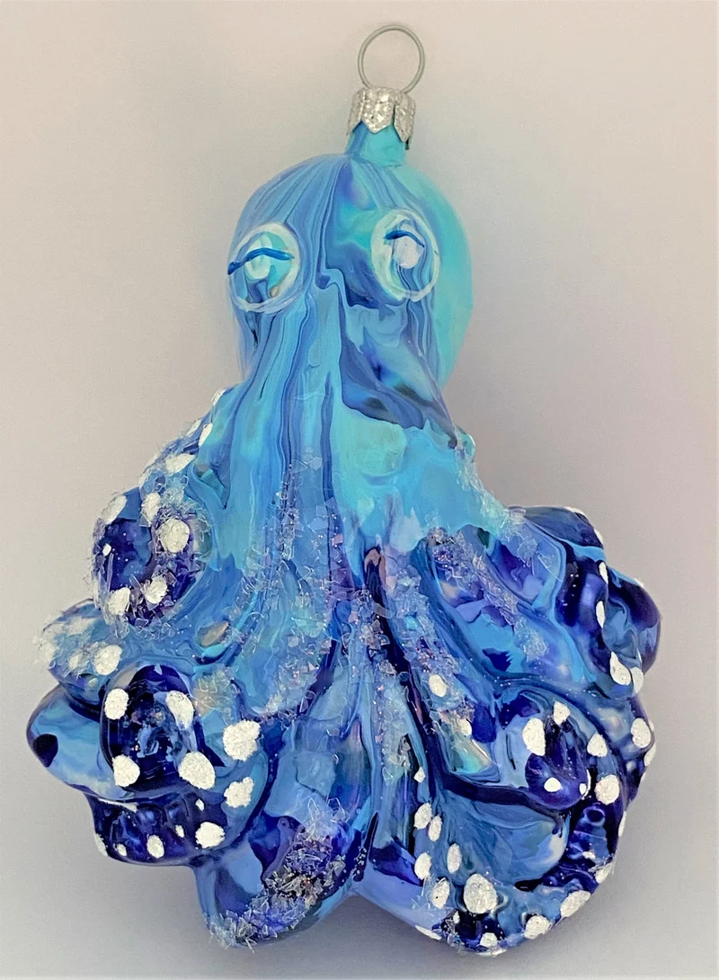 Blauer Tintenfisch
