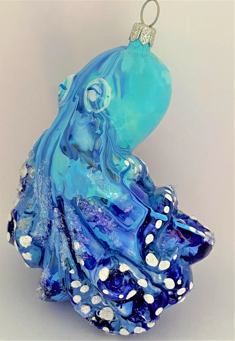Blauer Tintenfisch