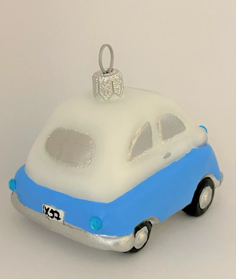 Hellblaue Isetta