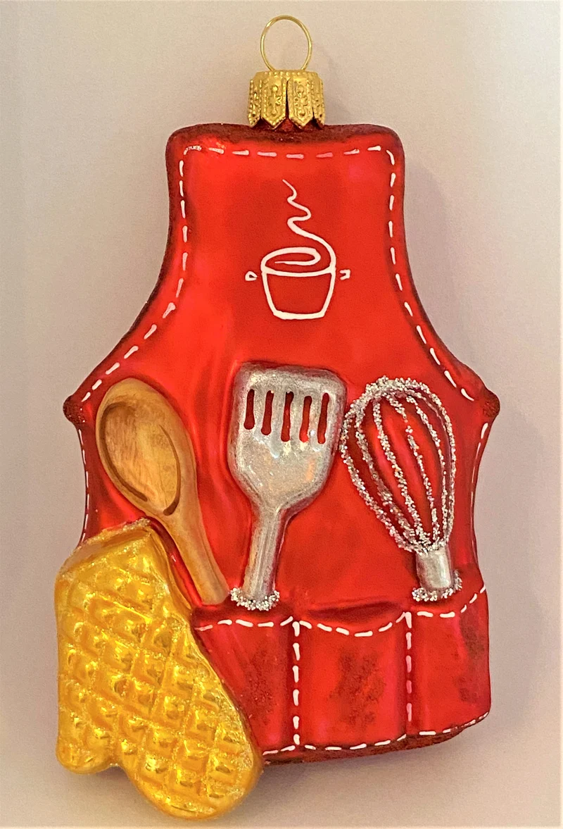 Kochschürze mit Topf-Handschuh
