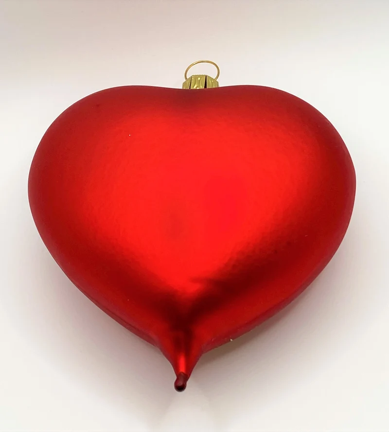 Rotes Herz mit Aufschrift " Ich liebe Dich "