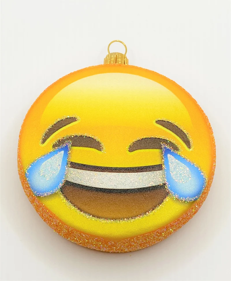 Tränen lachender Smiley, Emojis
