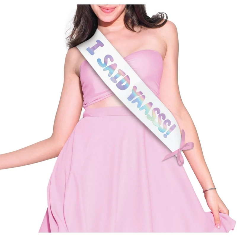 Junggesellenparty-Schärpe „I Said Yaasss!“ 1,5 m