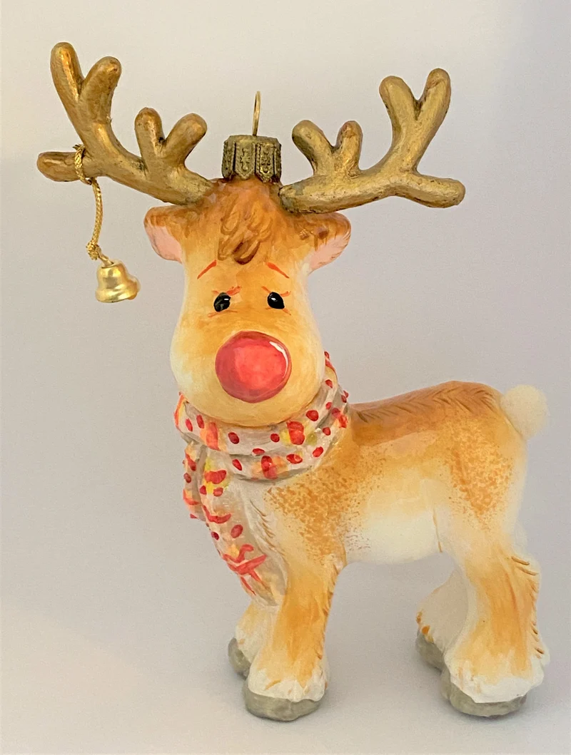 Rudolf mit Glöcklein am Geweih, ATLASART