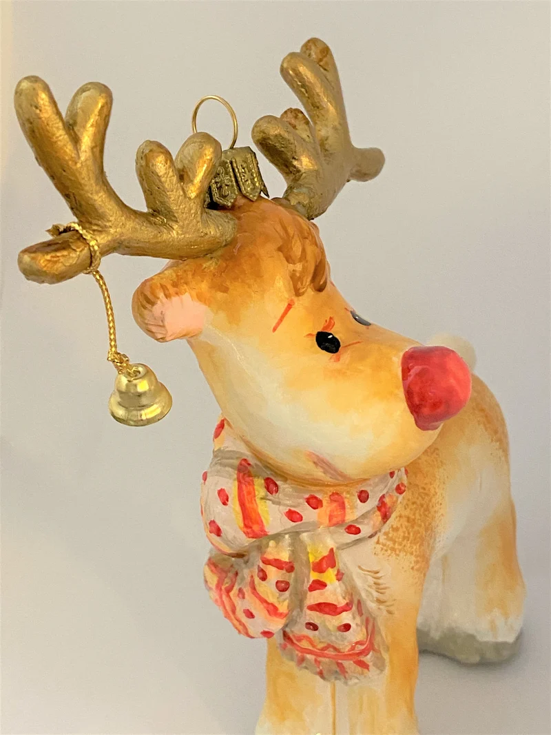 Rudolf mit Glöcklein am Geweih, ATLASART