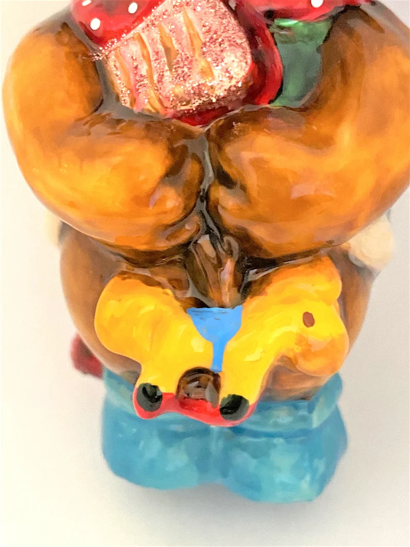 Teddy-Bär geht mit dem Spielzeug-Pferdli spazieren, ATLASART