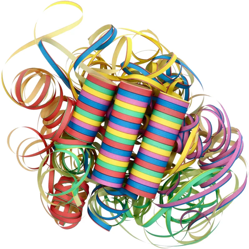 Farbige Serpentine, 18 Ringe, 4 m, 3 Stück