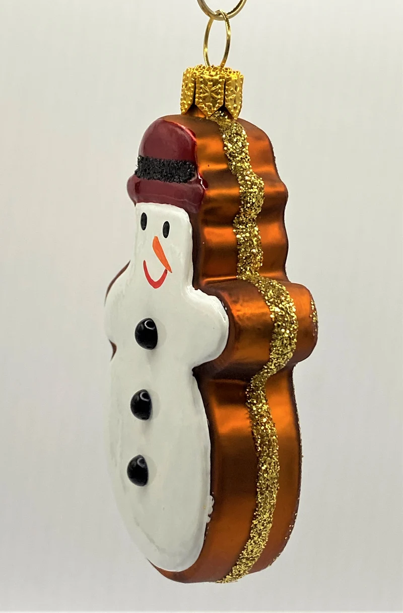 Weihnachtsplätzchen Schneemann