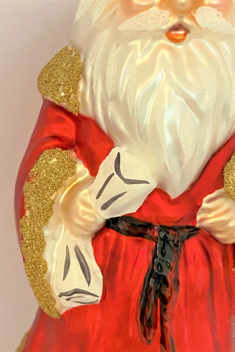Nikolaus mit der Betragen-Liste
