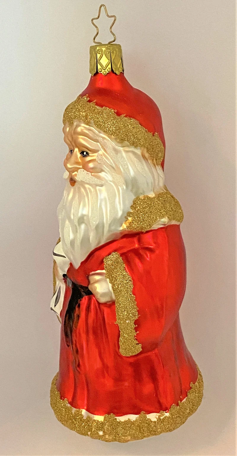Nikolaus mit der Betragen-Liste