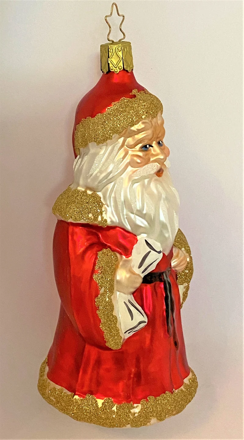 Nikolaus mit der Betragen-Liste