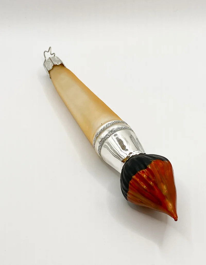 Roter Pinsel