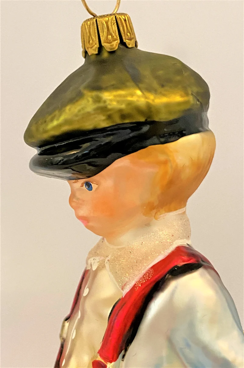 Junge mit kleinem Hund, KOMOZJA MOSTOWSKI