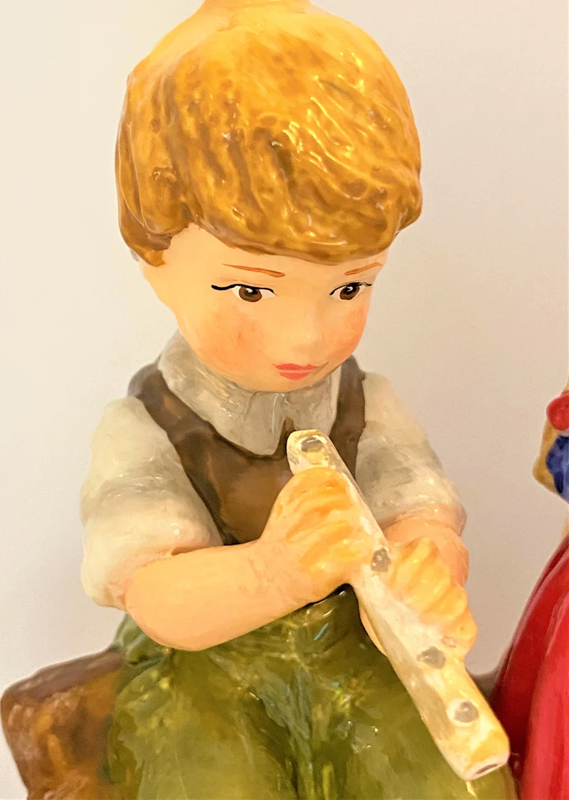 Das Mädchen lauscht dem Flötenspiel des Jungen, KOMOZJA MOSTOWSKI