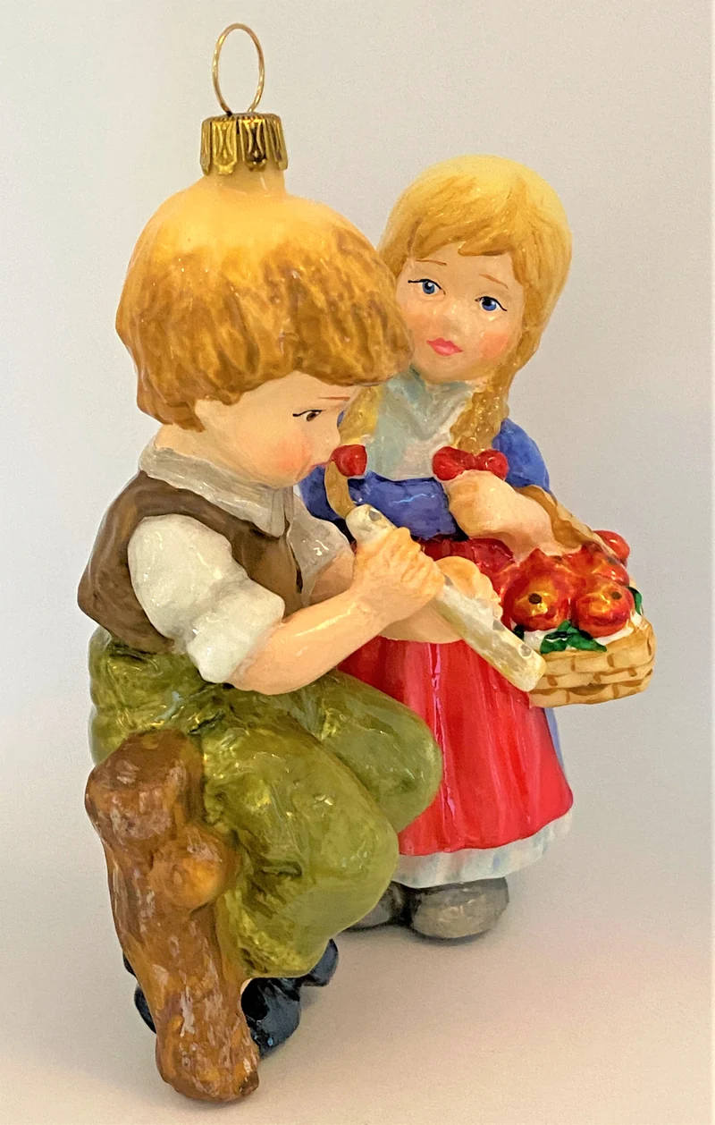 Das Mädchen lauscht dem Flötenspiel des Jungen, KOMOZJA MOSTOWSKI