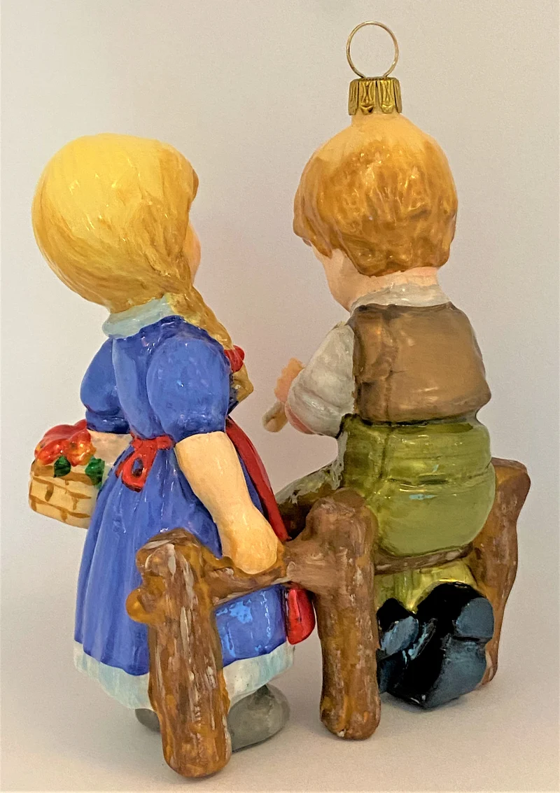 Das Mädchen lauscht dem Flötenspiel des Jungen, KOMOZJA MOSTOWSKI