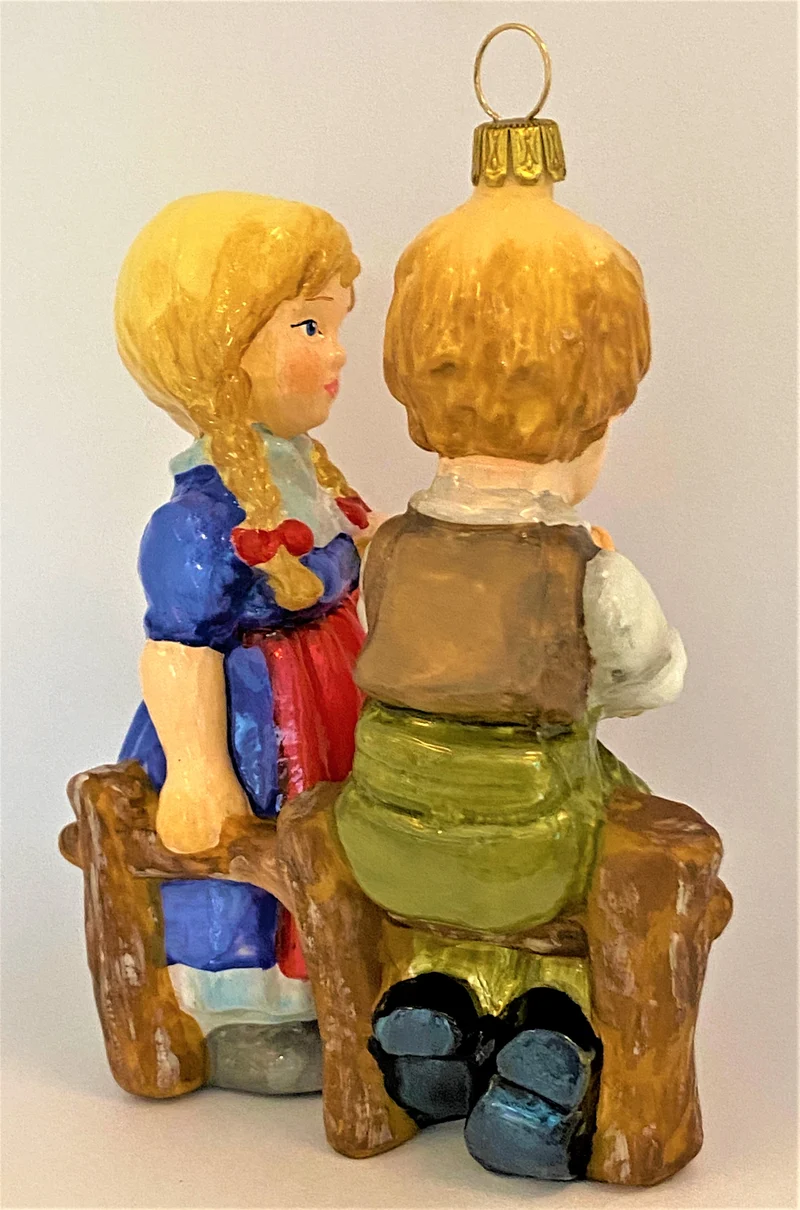 Das Mädchen lauscht dem Flötenspiel des Jungen, KOMOZJA MOSTOWSKI