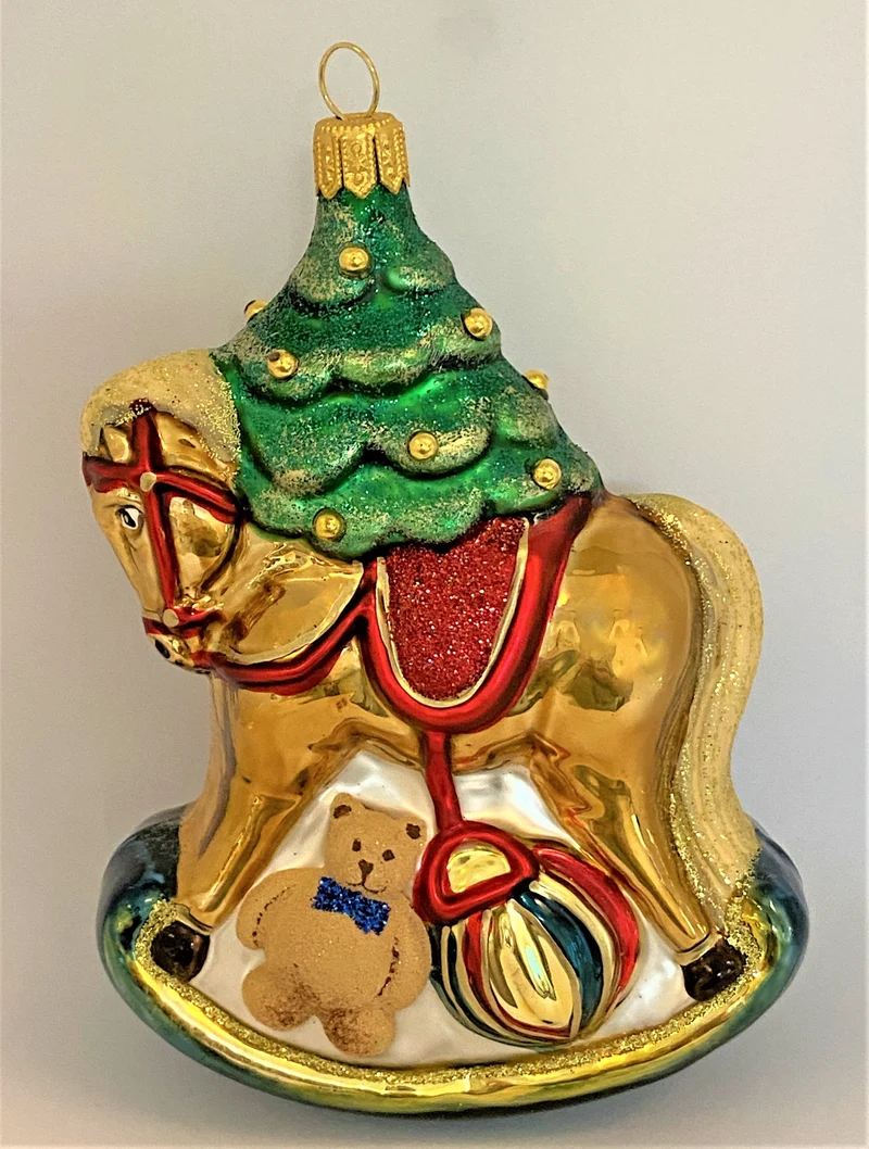 Schaukelpferdchen mit Christbaum, KOMOZJA MOSTOWSKI