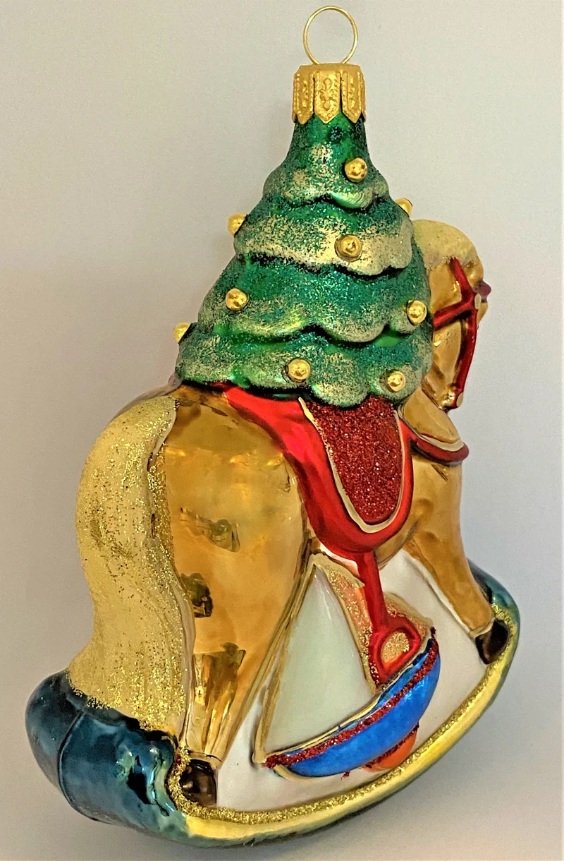 Schaukelpferdchen mit Christbaum, KOMOZJA MOSTOWSKI