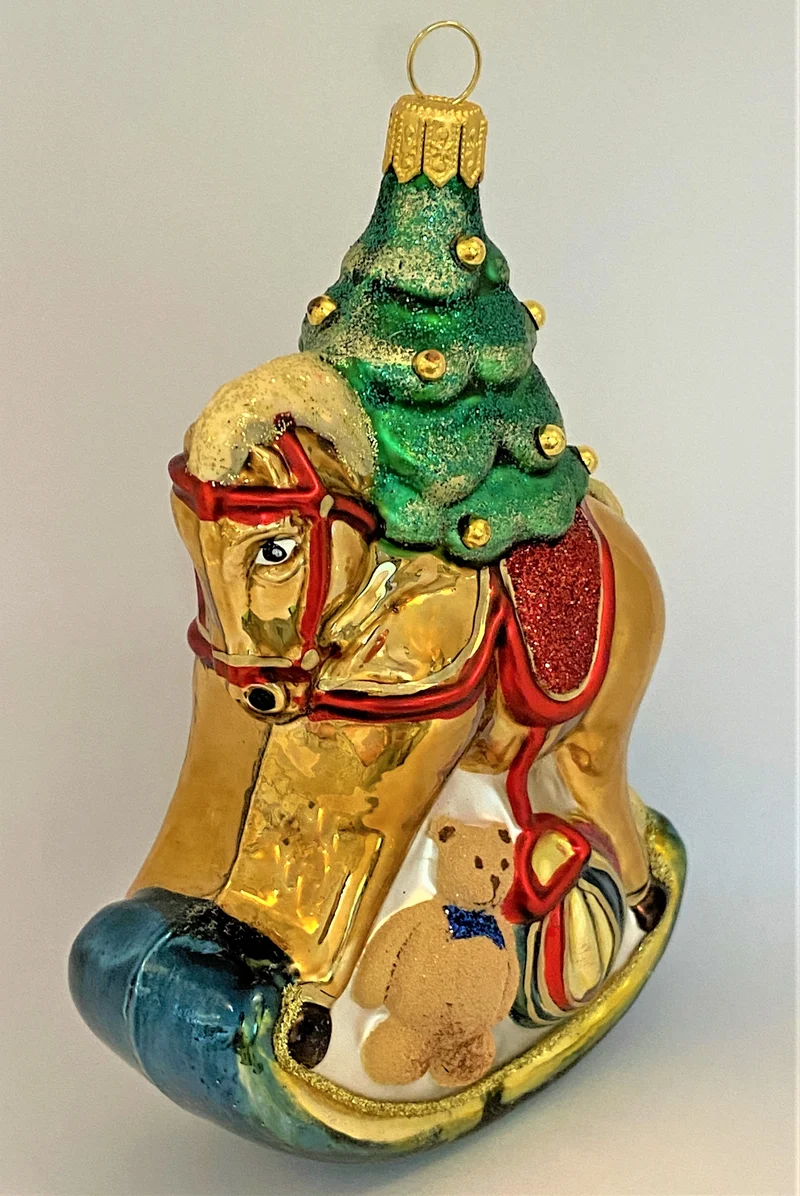 Schaukelpferdchen mit Christbaum, KOMOZJA MOSTOWSKI