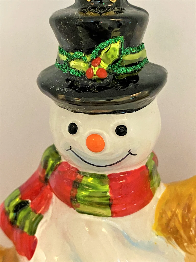Der Schneemann reitet auf dem Schaukelpferdchen, KOMOZJA MOSTOWSKI