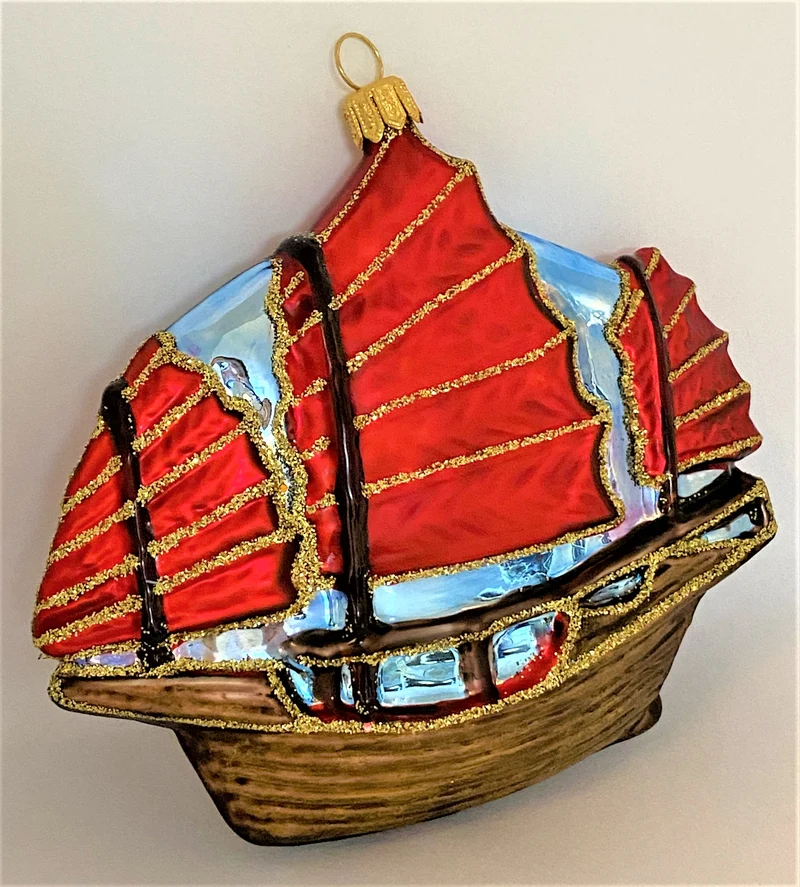 Asiatische Junke, Segelschiff