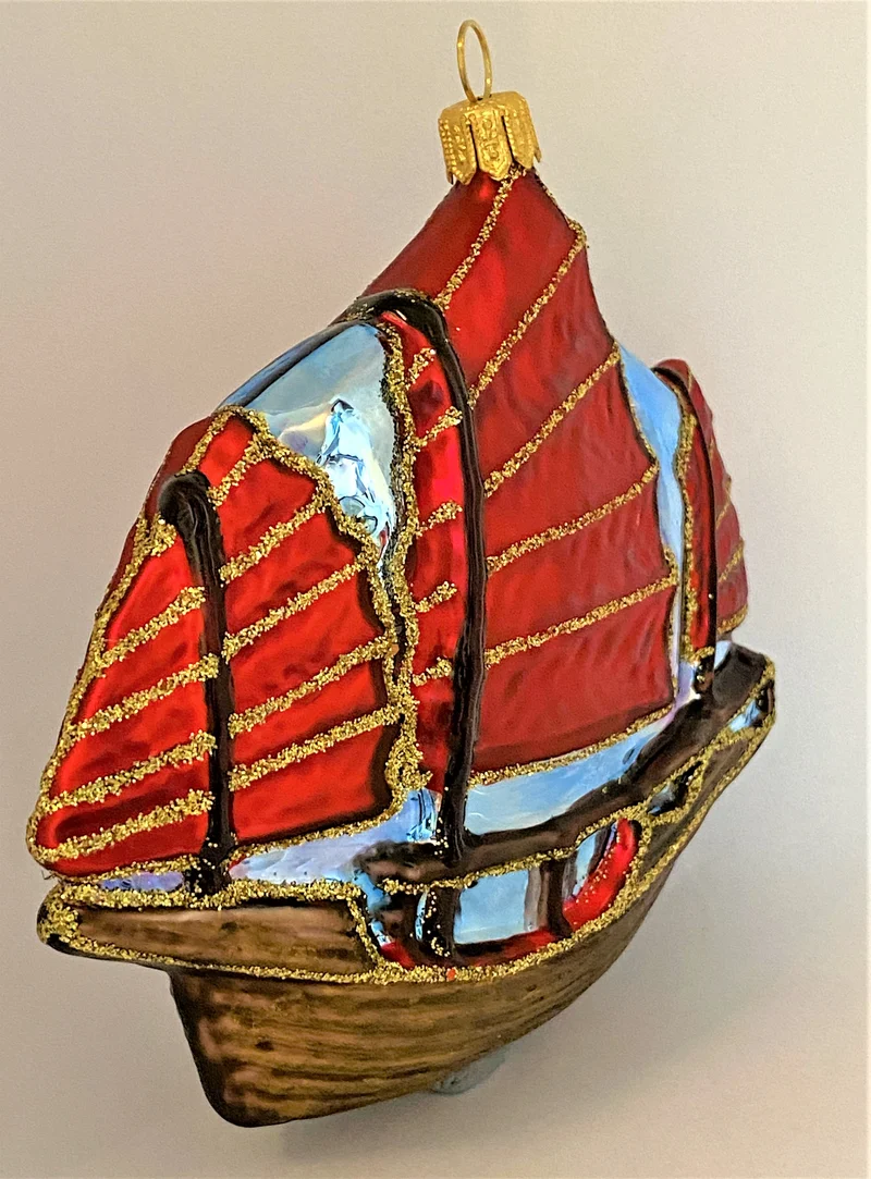 Asiatische Junke, Segelschiff
