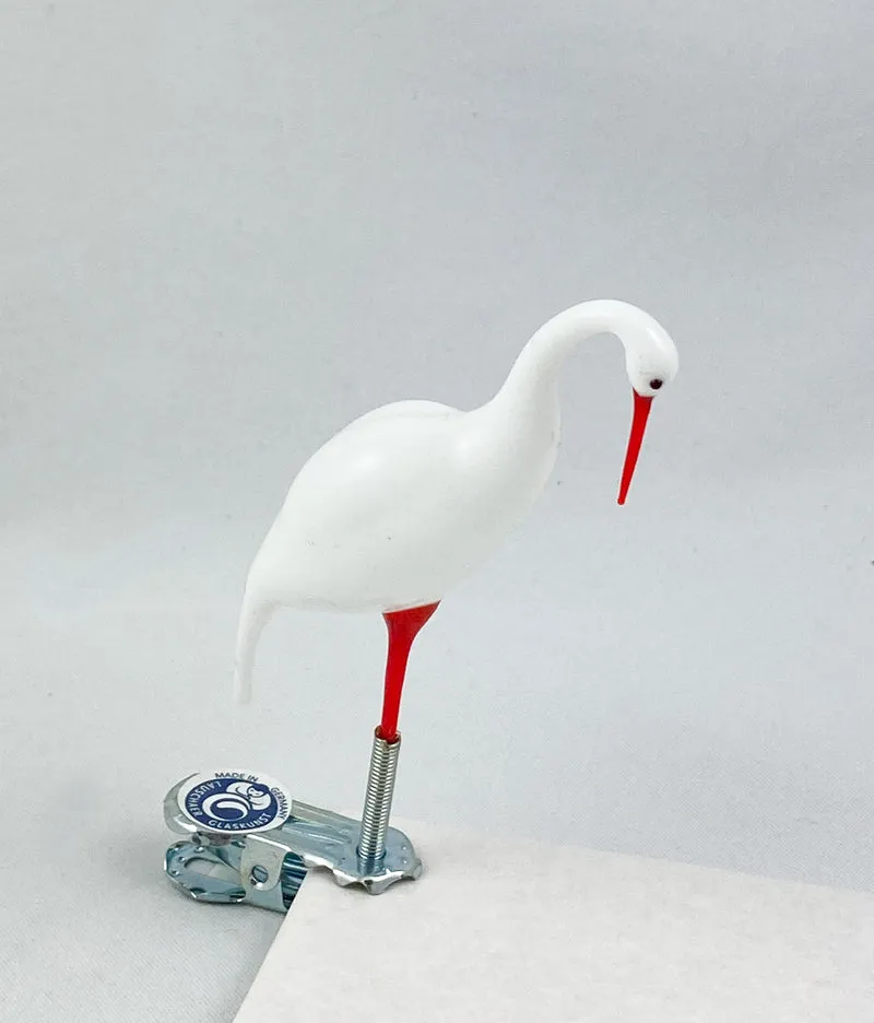 Storch auf Clip