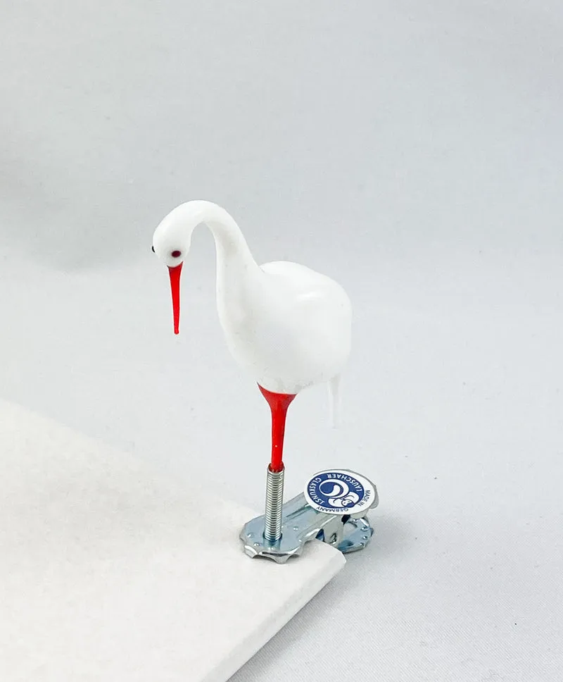 Storch auf Clip