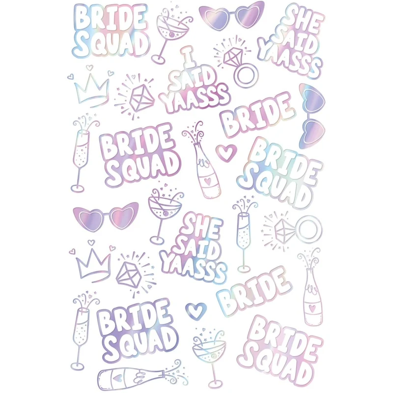 Junggesellenparty – Fake-Tattoos, 30-teiliges Set