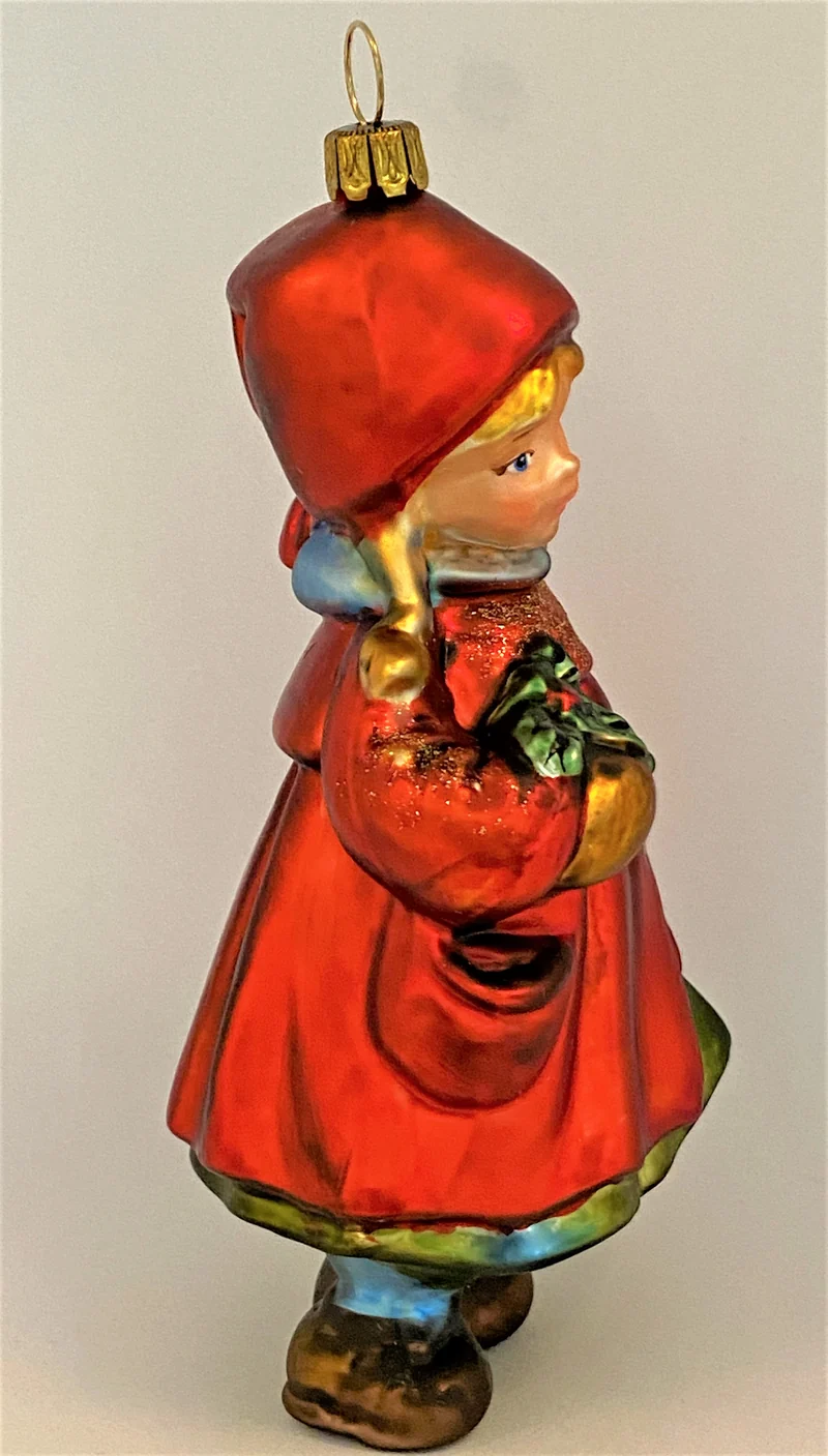 Mädchen mit grünem Rock und rotem Mantel, KOMOZJA MOSTOWSKI