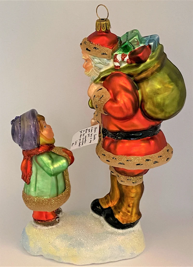 Das Mädchen erzählt dem Weihnachtsmann wie brav es war, KOMOZJA MOSTOWSKI