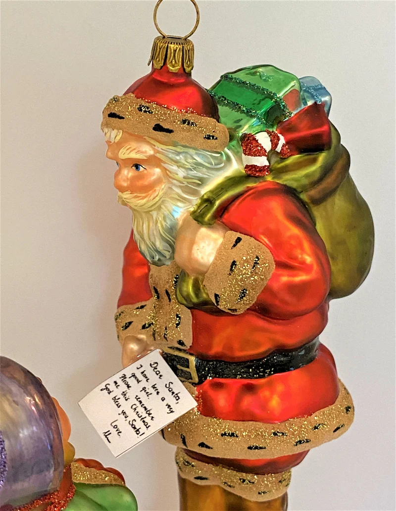 Das Mädchen erzählt dem Weihnachtsmann wie brav es war, KOMOZJA MOSTOWSKI