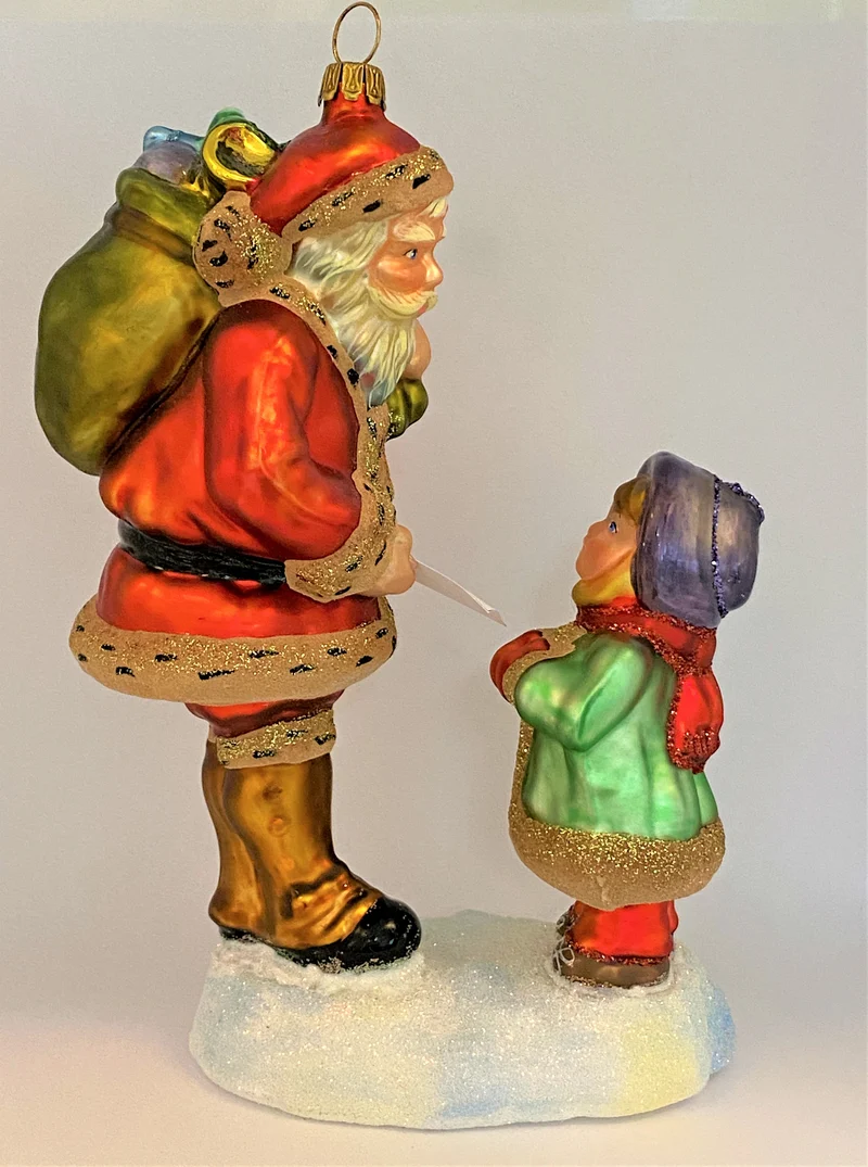 Das Mädchen erzählt dem Weihnachtsmann wie brav es war, KOMOZJA MOSTOWSKI