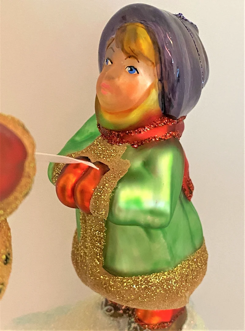 Das Mädchen erzählt dem Weihnachtsmann wie brav es war, KOMOZJA MOSTOWSKI