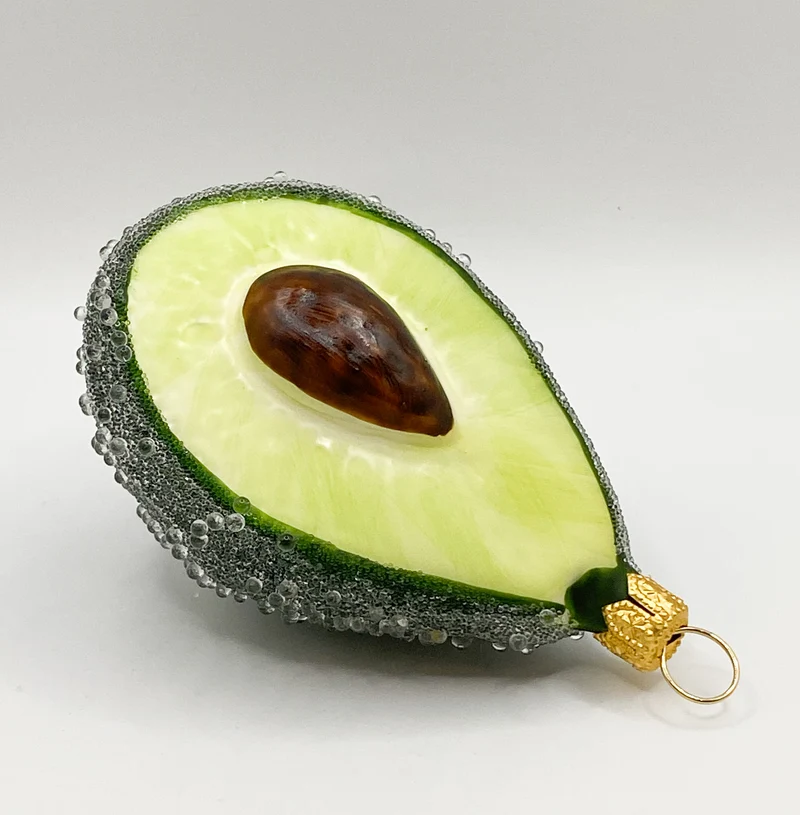 Halbe Glitzer - Avocado